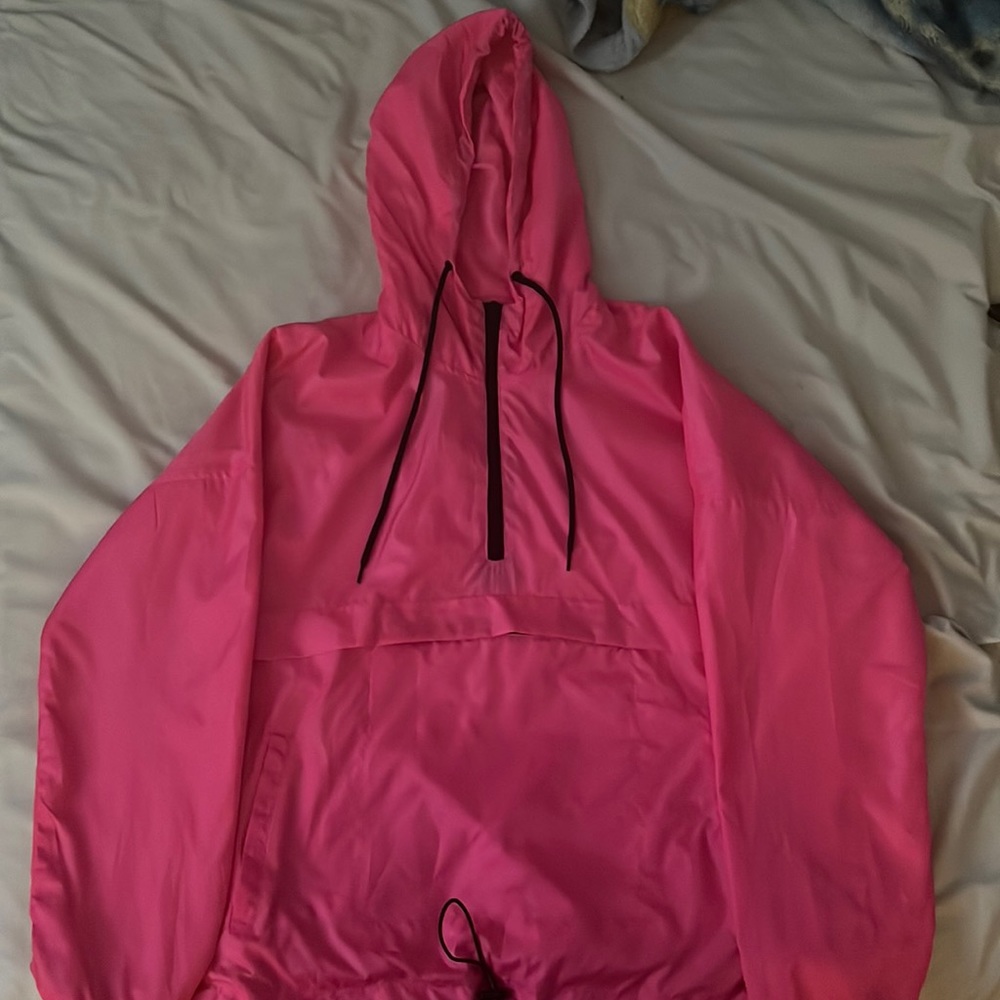 Pink Ardene spring windbreaker